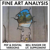 Fine Art Analysis #5, Banksy, critical thinking, high scho
