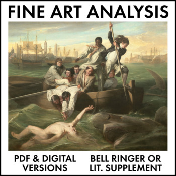 Preview of Fine Art Analysis #7, Copley, critical thinking, high school English & art CCSS