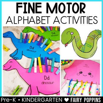 Preview of Fine Motor Activities | Alphabet Letter Recognition Activities