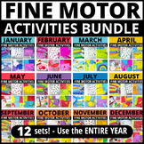 Fine Motor Activities Monthly Growing Bundle