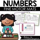 Fine Motor Activities Number Recognition Playdough Mats 1-20