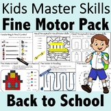 Fine Motor Activities Pack for Back to School - (With Math