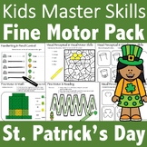 Fine Motor Activities Pack for St. Patrick's Day - (With M