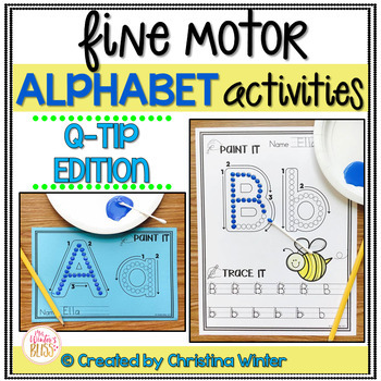 Fine Motor Alphabet Activities – Fine Motor Letter Tracing BUNDLE