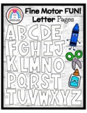 Fine Motor Alphabet Crafts, Bulletin Board Letters to Colo