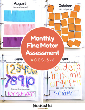 Preview of Fine Motor Assessment For Preschool/Kindergarten (Handwriting & Scissor Skills)