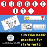 Fine Motor BUBBLE IT!  A fine and visual motor program for