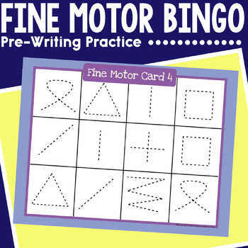 Preview of Fine Motor Practice & Pre-Handwriting Bingo