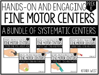 Preview of Fine Motor Centers BUNDLED