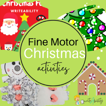 Preview of Fine Motor Christmas Activity Resource