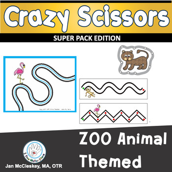 Fine Motor Skill - Scissor Skills - Animal Fun