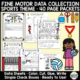 Fine Motor Data Collection - Sports & Exercise - 40 Page A