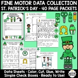 Fine Motor Data Collection - St. Patrick's Day - 40 Page A