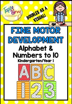 Preview of Fine Motor Development - Alphabet and Numbers