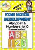 Fine Motor Development - Alphabet and Numbers