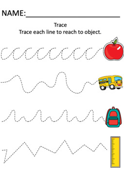 Fine Motor Holiday/Seasonal Tracing Worksheets by Crazy In Kinderland