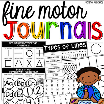 Preview of Fine Motor Journals for Preschool, Pre-K, and Kindergarten