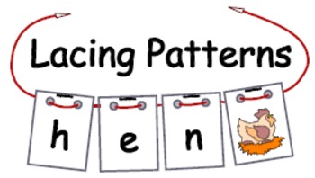 Preview of Fine Motor Lacing Patterns for Kindergarten, Preschool, Autism
