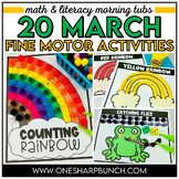 Fine Motor March Activities | March Morning Work | March M