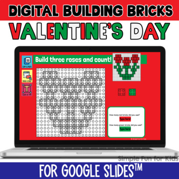 Digital Building Bricks Valentine's Day Build and Count Challenge