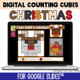 Fine Motor Math Digital Counting Cubes Christmas Build and