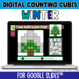 Fine Motor Math Digital Counting Cubes Winter Build & Coun