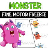 Fine Motor Monster Tracing Lines | Kindergarten Pre-Writing ☑️