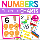 Fine Motor Numbers: Charts