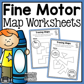 Preview of Fine Motor Practice Maps