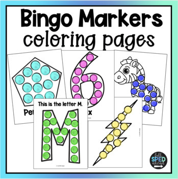 Bingo Daubers CLIP ART with Moveable Pieces for Digital and Printable  Resources