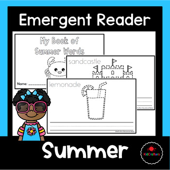 Fine Motor: Reading | Writing | Summer Words Emergent Reader by KidCrafters