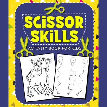 Scissor Skills Activity Book For Kids