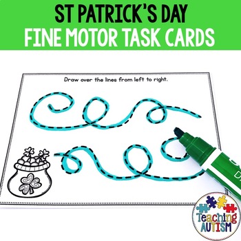 Preview of Fine Motor Skill Activities, St Patrick's Day