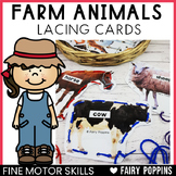 Fine Motor Skills Activities | Farm Animals Lacing Cards