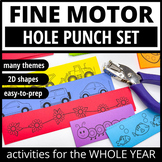 Fine Motor Skills Activities - Hole Punch Activities - for