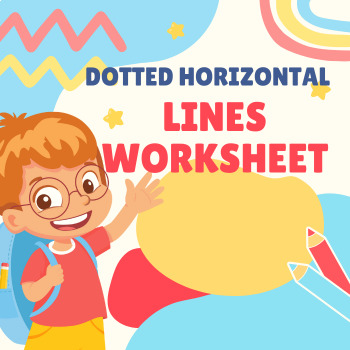Preview of Fine Motor Skills Activities Worksheet Tracing Lines - Dotted Horizontal Lines