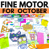 Fine Motor Skills Activities and Worksheets October Hallow