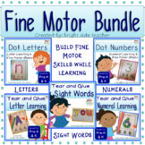 Fine Motor Skills Bundle for Letters, Numerals and Sight Words