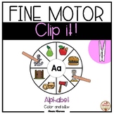 Fine Motor Skills - Clip It! {alphabet}