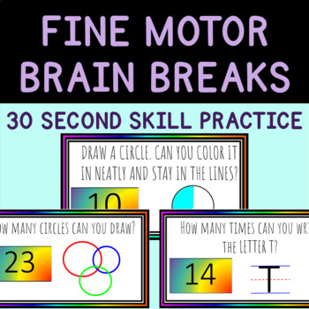 Preview of Fine Motor Skills Distance Learning