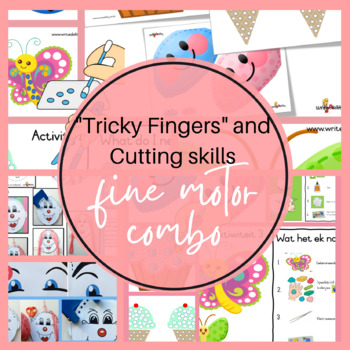 Preview of Fine Motor Skills: Fine Motor Activity and Cutting Skills Bundle