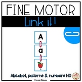 Fine Motor Skills - Link It! {alphabet, patterns, numbers 1-10}