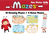 Fine Motor Skills Mazes & Tracing & Coloring for Preschool