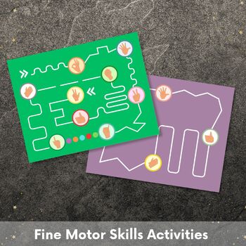 Preview of Fine Motor Skills & Hand-Eye Coordination Development -Simple Game for Early Age