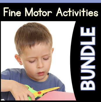 Preview of Fine Motor Skills Bundle Activities Pre-K Preschool Kindergarten Centers