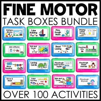 Fine Motor Task Boxes for Special Education - Full SPED Ahead