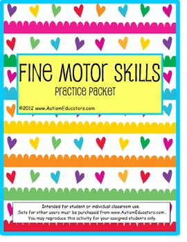 Preview of Fine Motor Skills Writing Tracing Packet for Special Education and OT