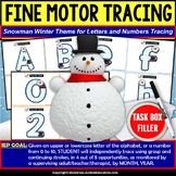 Fine Motor Skills for Tracing Letters and Numbers Winter T