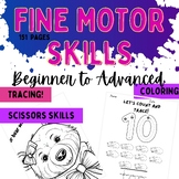 Fine Motor Skills activities tracing cutting scissor skill