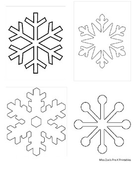 Preview of Fine Motor Snowflake Cutting Activity